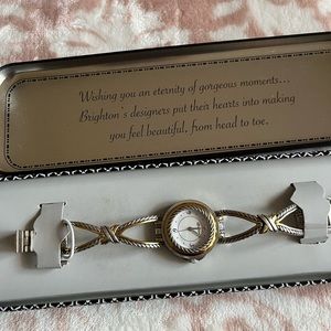 Brighton silver/gold watch.